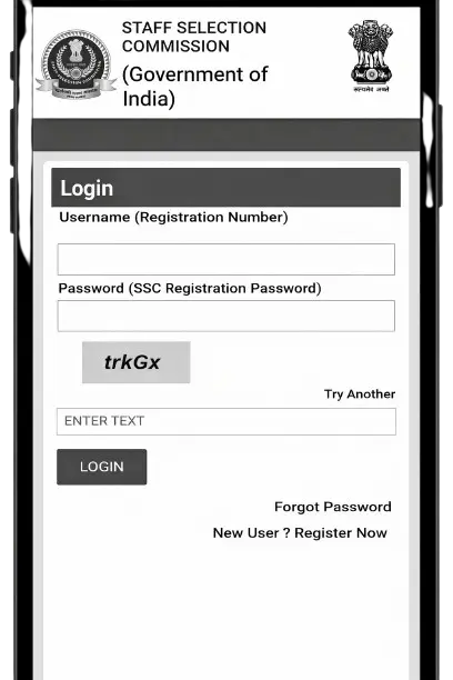 SSC Login - Registration & Admit Card