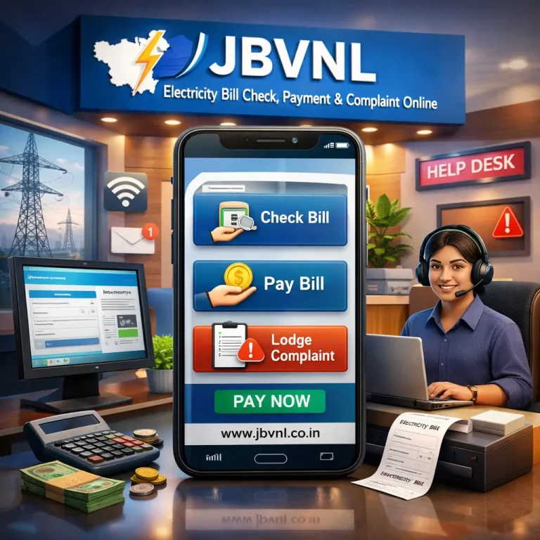JBVNL Electricity Bill Check, Payment & Complaint Online