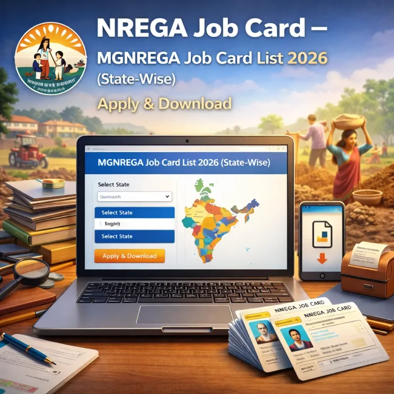 NREGA Job Card – MGNREGA Job Card List 2026 (State-Wise) Apply & Download