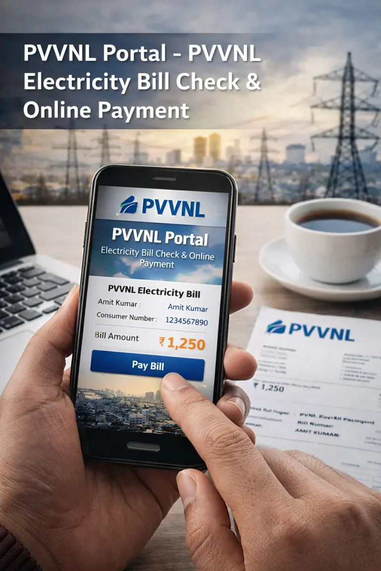 PVVNL Portal – PVVNL.org Electricity Bill Check & Online Payment